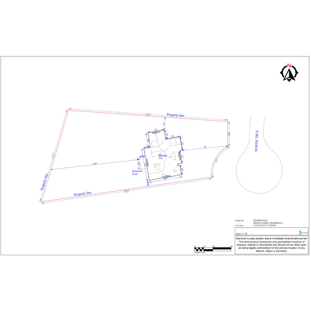 Basic Plot Plan - Basic Site Plan - Digital PDF file