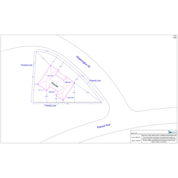 Basic Plot Plan - Basic Site Plan - Digital PDF file