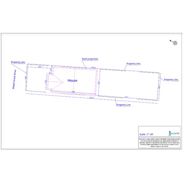 Basic Plot Plan - Basic Site Plan - Digital PDF file