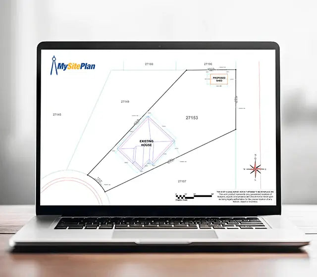 Basic Plot Plan - Basic Site Plan - Digital PDF file