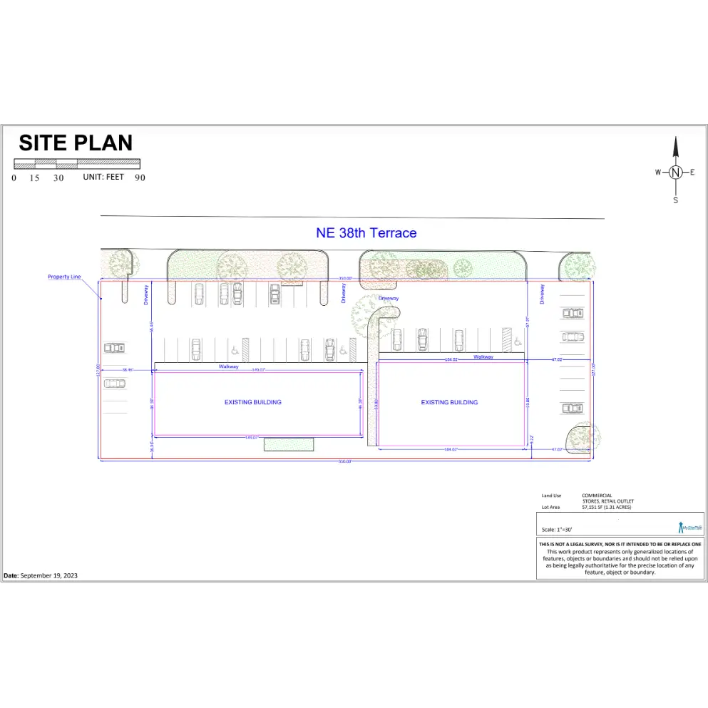 Detailed Site Plan | Residential Properties - Detailed Site Plan - Digital PDF file