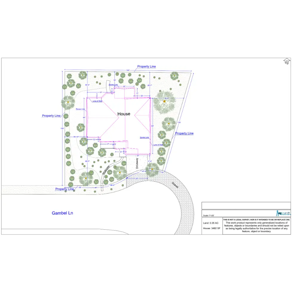 Detailed Site Plan | Residential Properties - Detailed Site Plan - Digital PDF file