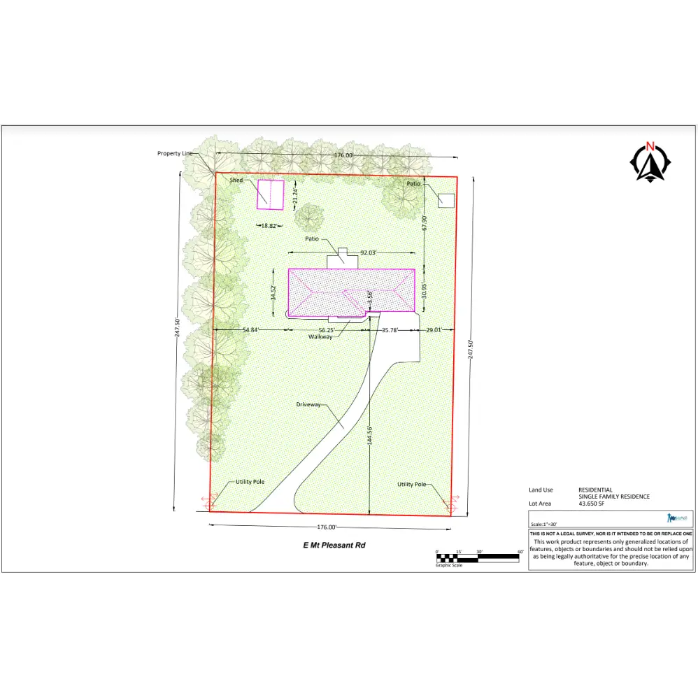 Detailed Site Plan | Residential Properties - Detailed Site Plan - Digital PDF file