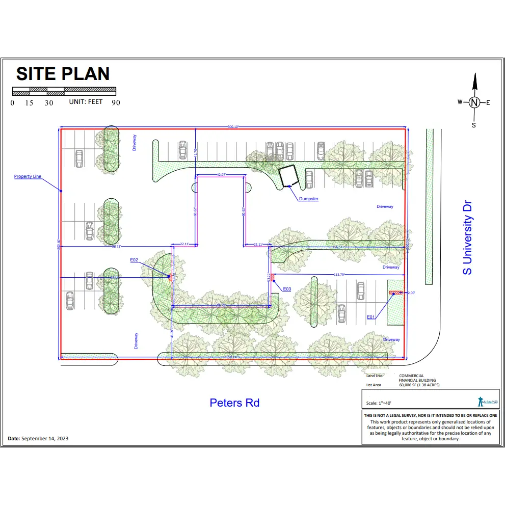 Detailed Site Plans for Commercial Properties