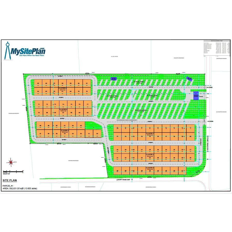 Detailed Site Plans for Commercial Properties