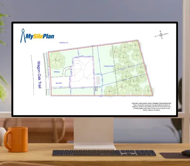 Medium Site Plan | Home Site Plans - Medium Detail Site Plan - Digital PDF file