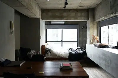 Small bedroom with two windows