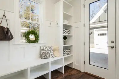 Room with windows and doors